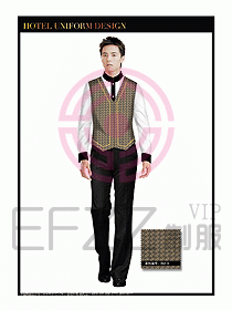 酒店西餐服務(wù)員制服設(shè)計(jì)923