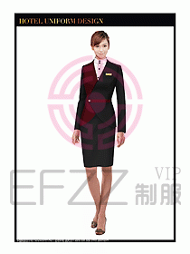 酒店西餐服務員制服設計929