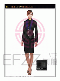 酒店西餐服務員制服設計930