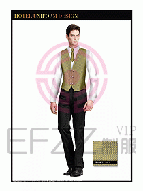 酒店西餐服務員制服設計939
