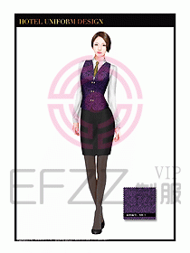 酒店西餐服務員制服設計941