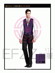 酒店西餐服務員制服設計940