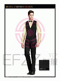 酒店西餐服務(wù)員制服設(shè)計951