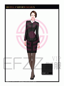 酒店西餐服務員制服設計985
