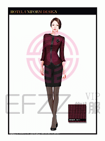 酒店西餐服務(wù)員制服設(shè)計981