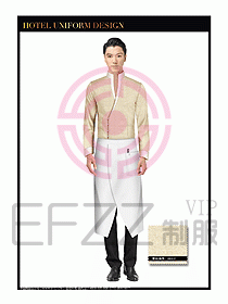 酒店西餐服務(wù)員制服設(shè)計(jì)990