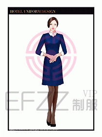 酒店西餐服務員制服設計989