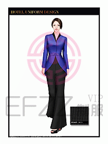 酒店制服西餐咨客服裝設(shè)計(jì)425