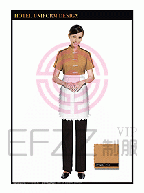 酒店制服客房服務(wù)員工衣設(shè)計430
