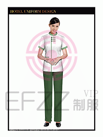 酒店制服客房服務(wù)員工衣設(shè)計428