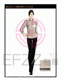 酒店制服客房服務員工衣設計441