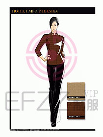 酒店制服客房服務(wù)員工衣設(shè)計442