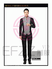 酒店服裝中餐服務(wù)員制服設(shè)計1410
