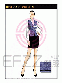 酒店服裝中餐服務(wù)員制服設(shè)計1440