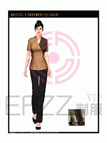 水療SPA服務(wù)員制服設(shè)計設(shè)計圖150