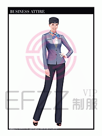 職業空姐裝制服設計圖495