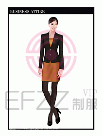 職業空姐裝制服設計圖504