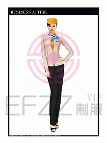 職業空姐裝制服設計圖512