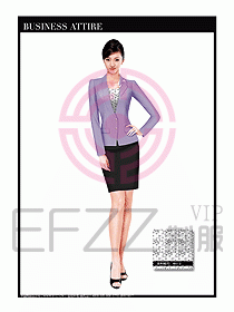 職業(yè)空姐裝制服設計圖546