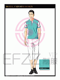 SPA水療會所服務員服裝設計365