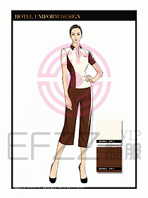 SPA水療會(huì)所服務(wù)員服裝設(shè)計(jì)368