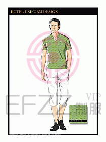 SPA水療會所服務員服裝設計370