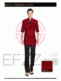 SPA水療會所服務(wù)員服裝設(shè)計378