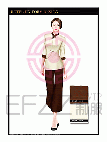 SPA水療會所服務員服裝設計389