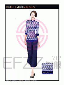 SPA水療會所服務員服裝設計390