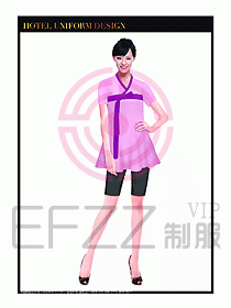 SPA按摩技師服制服設計圖995