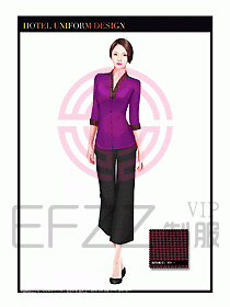 SPA按摩技師服制服設計圖1007