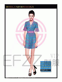 SPA按摩技師服制服設計圖1005
