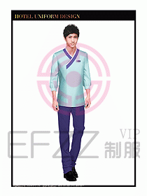 SPA按摩技師服制服設(shè)計(jì)圖1016