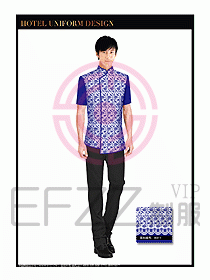 餐飲服務(wù)員茶藝師制服設(shè)計(jì)1475