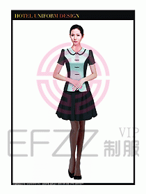 餐飲服務(wù)員茶藝師制服設(shè)計(jì)1477