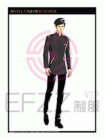 酒店門童保安行李生制服設(shè)計(jì)921