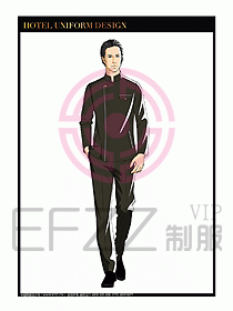 酒店門童保安行李生制服設(shè)計(jì)928