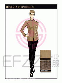 酒店門童保安行李生制服設(shè)計951