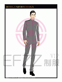 酒店門童保安行李生制服設計965