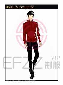 酒店門(mén)童保安行李生制服設(shè)計(jì)969