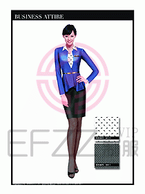 專賣店營業(yè)員職業(yè)裝設(shè)計圖1251