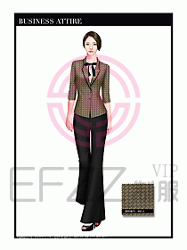 專賣店營業(yè)員職業(yè)裝設(shè)計圖1298