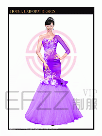 KTV夜總會咨客制服設(shè)計圖284