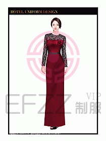 KTV夜總會咨客制服設計圖304