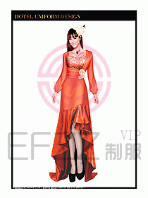 KTV夜總會咨客制服設(shè)計圖299