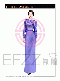 KTV夜總會咨客制服設計圖307