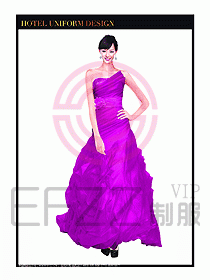 KTV夜總會咨客制服設計圖313