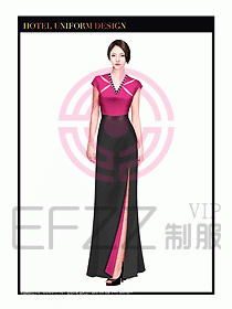 KTV夜總會咨客制服設計圖331