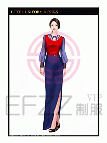 KTV夜總會咨客制服設(shè)計圖328