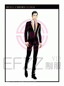 酒店制服經(jīng)理職業(yè)裝398